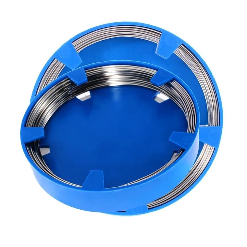 Dentistry Laboratory Material Technique Stainless Steel Wire Round 50G 0.5 mm-1.6 mm on removable metal and acrylic dental partial clips