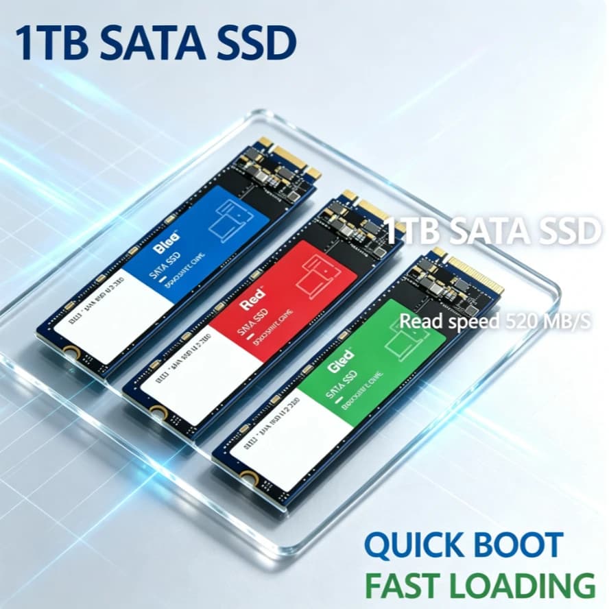 [Brand+] Original M.2 2280 SATA Internal SSD High Speed Large Capacity Storage Disk For Laptop Desktop Notebook System Upgrade