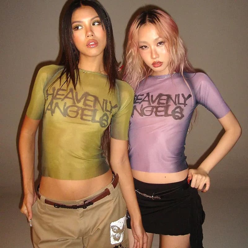 Y2K Top con stampa di lettere T-shirt grafiche trasparenti per abbigliamento donna Manica corta Estetica Ropa De Mujer Skinny Sexy Streetwear