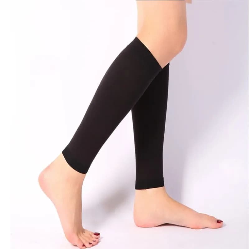Calzini alti al ginocchio a compressione medica da donna di 2 gradi Calzini da allattamento elastici per fisioterapia Calzini per la circolazione delle vene varicose 23 ~ 32mmHg