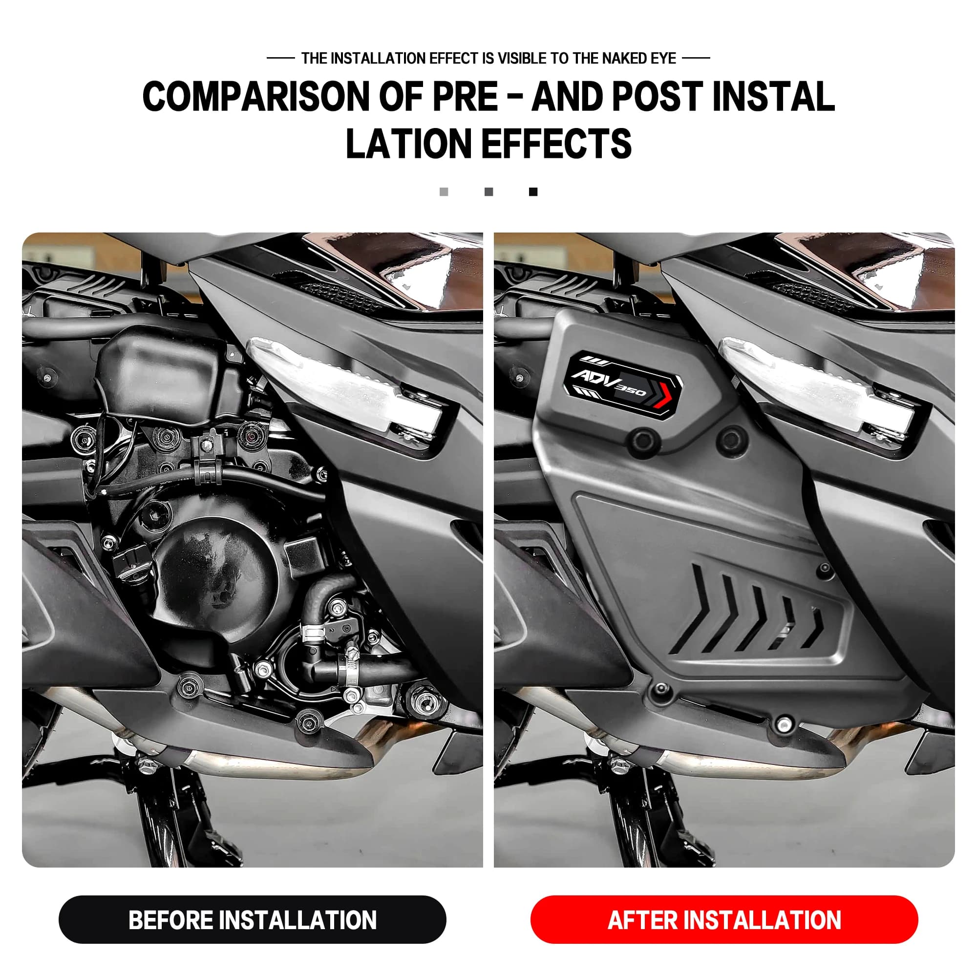 Accessori per moto Honda ADV350 NSS350 FORZA350, protezione per la copertura della pompa dell'acqua, protezione antifurto per l'olio motore
