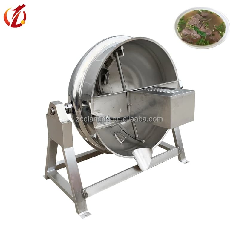 Steam-coated kettle with agitator Electric kettle with stirrer