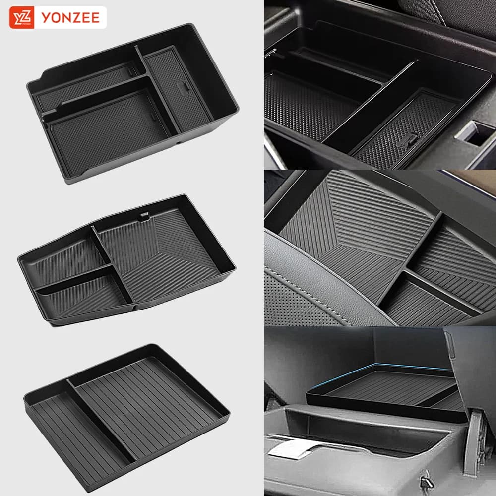 YZ per Hyundai IONIQ 5 Auto Bracciolo Centrale vano portaoggetti Scatola di Immagazzinaggio Console Vassoio Organizzatore Accessori Interni Riordino