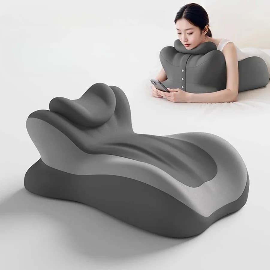 Cuscino in memory foam per dormire sdraiato sul letto, cuscino multifunzionale per dormire sullo sterno, cuscino per usare il cellulare