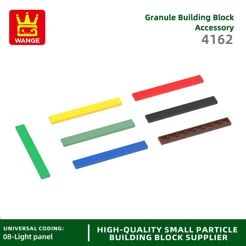 87Pcs/lot 4162 Flat Tile 1x8 Light Panel Block Moc Color Accessories Compatible with Brick DIY Children's Toy Assembly Parts