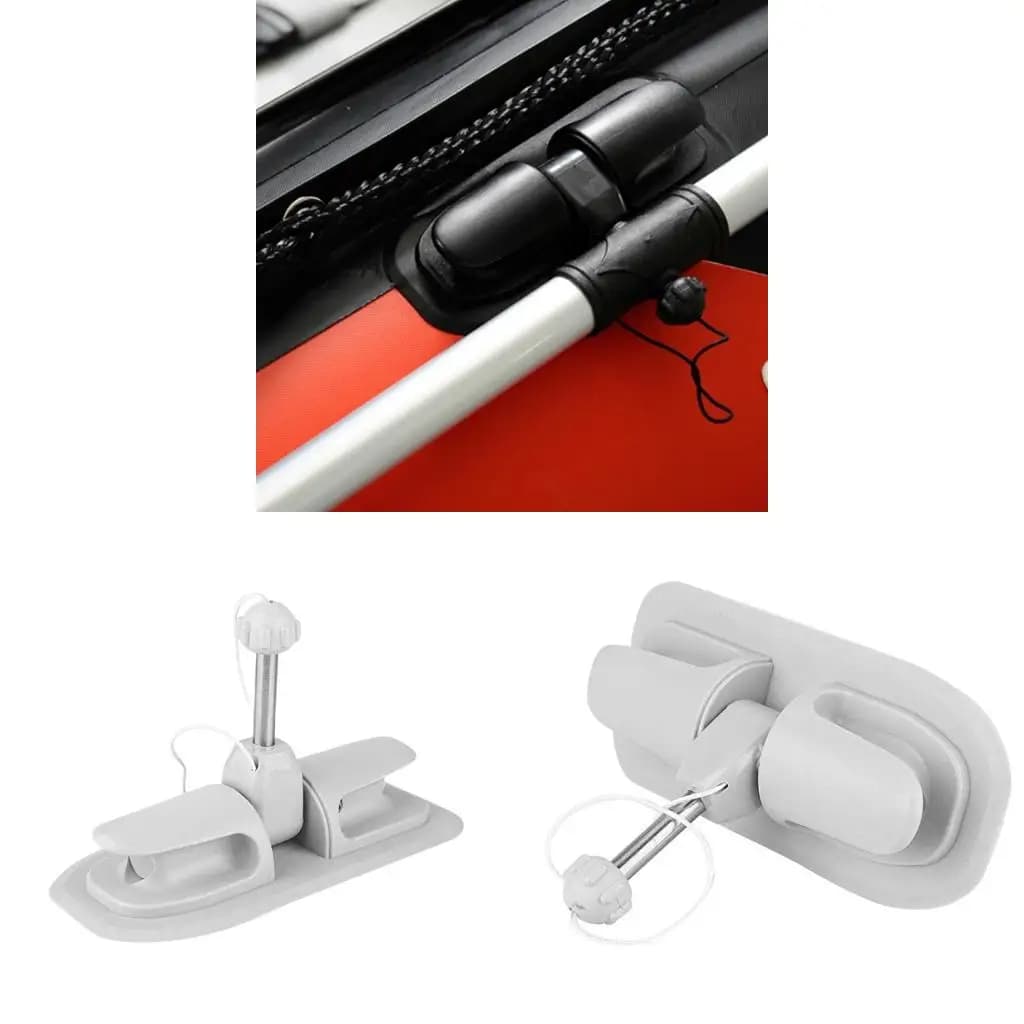 Q39E Paddle Lock Mount Holder for Inflatable Boats Kayak PVC Paddle Holder, Kayak Boats Oar Lock Patches Holder Lock Patches