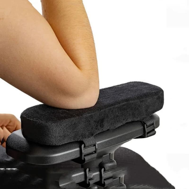 Cuscinetti per braccioli in memory foam per sedia da ufficio Cuscino di supporto per gomito per sollievo dalla pressione del braccio Coperture universali per sedia da scrivania