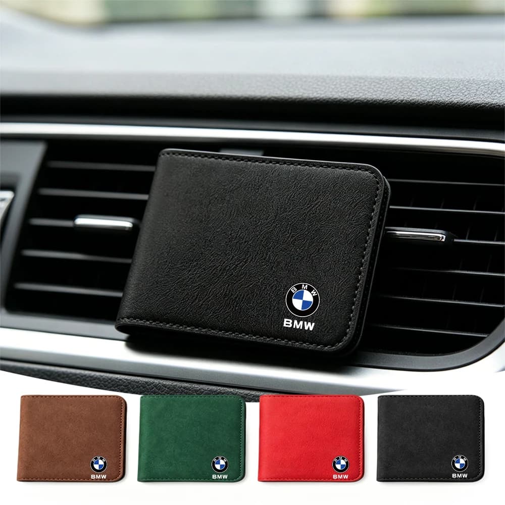 Car Wallet Driver License ID Passport Card Package for BMW M F31 F34 F32 E52 E53 E60 E90 E91 E92 E93 F01 F30 F20 F10 F15 M3 M5