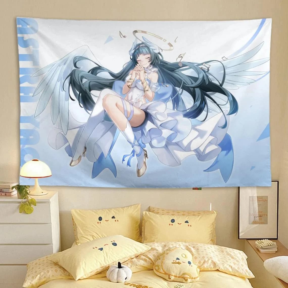 Anime Tapestry Wall Hanging Zenless Zone Zero Astra Yao ZZZ Tapestry Wall Art Home Decorations Living Room Decor Gift