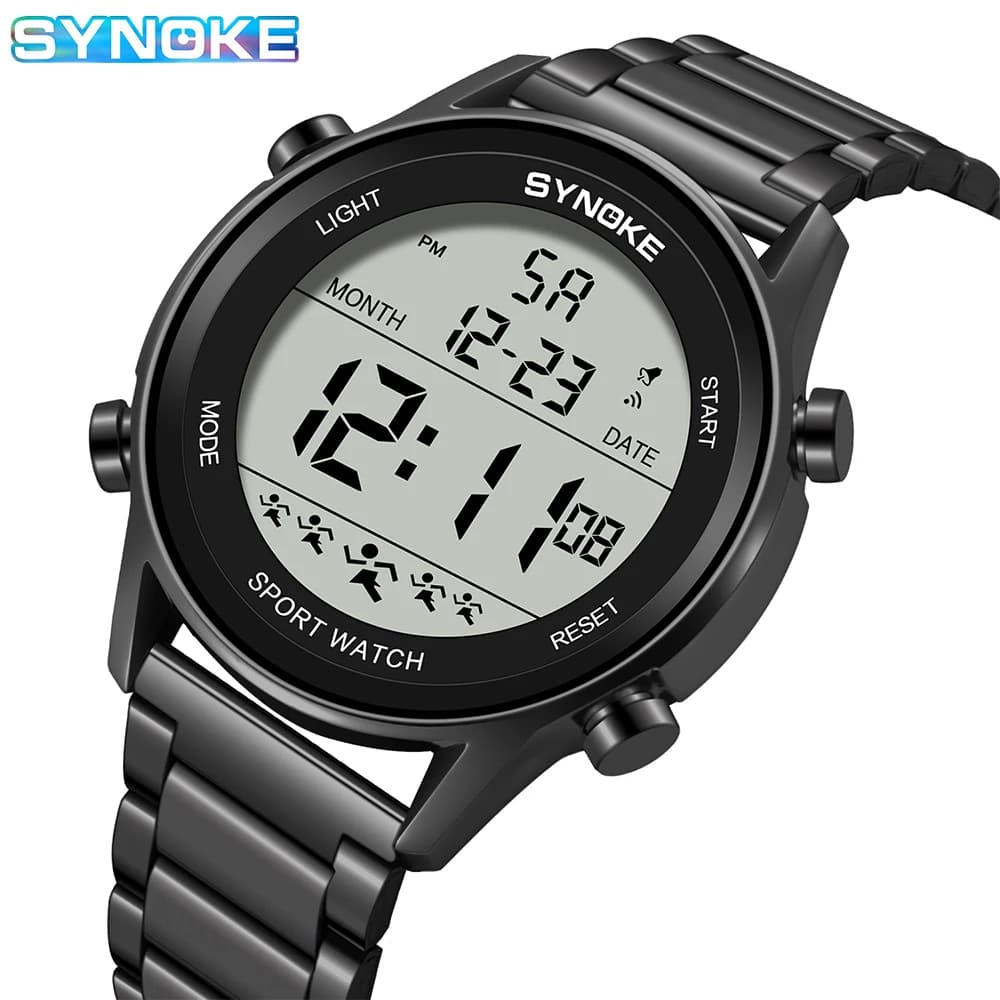 Men's Waterproof Military Sports Watch Business Men's Wrist Watch Stainless Steel Men's Watch