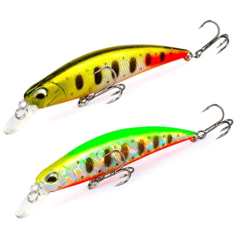 TSURINOYA Affondamento Minnow Richiamo di Pesca a lancio Lungo DW75 Jerkbait Wobbler 70mm 8.9g D'acqua Dolce Spigola Trota Richiamo di Pesca Esca Dura