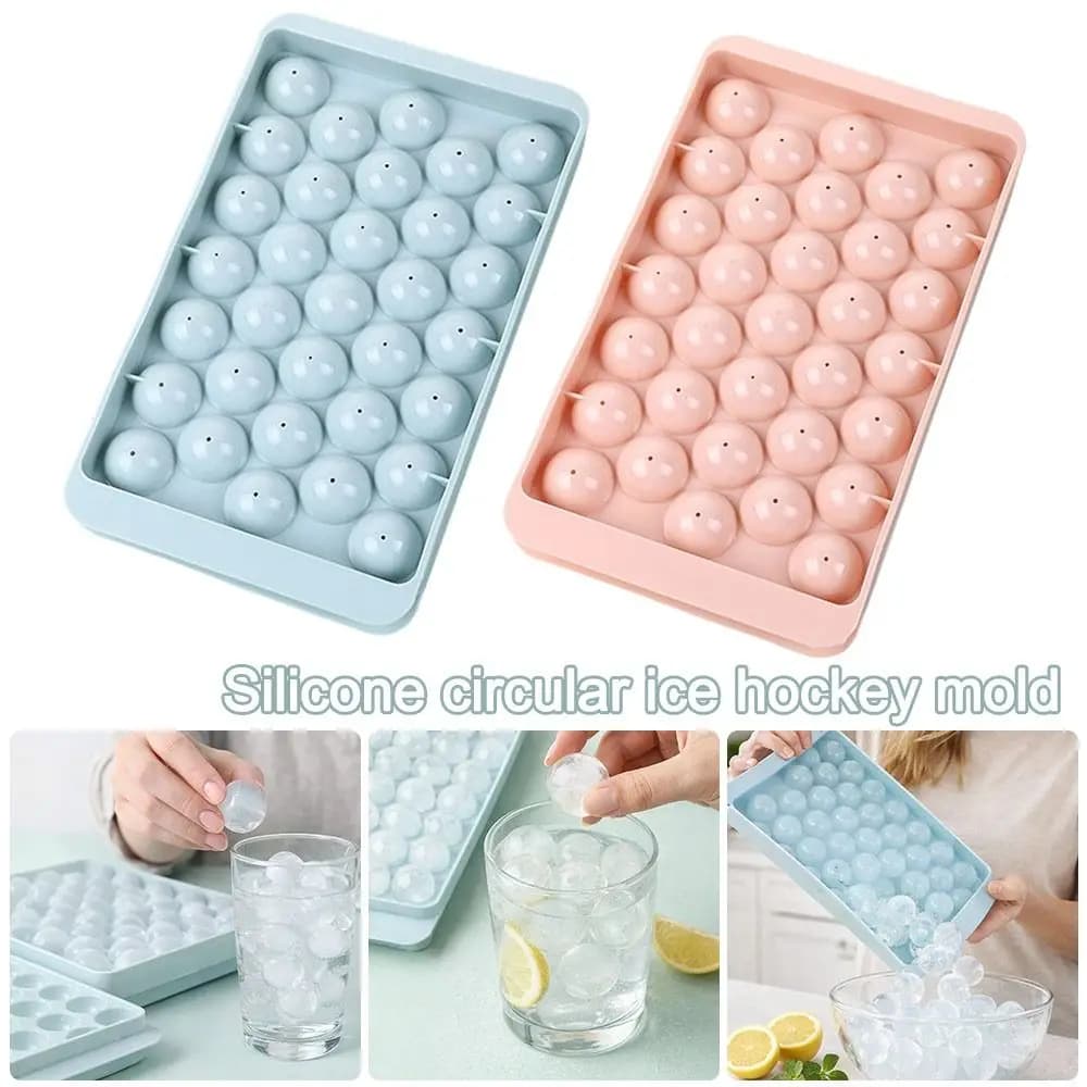 Stampi per Cubetti di Ghiaccio Sferici, Strumenti per la Creazione di Ghiaccio Facili da Sformare, Vassoi per Ghiaccio Fatti in Casa, Contenitore per Palline di Ghiaccio, Vassoi per Cubetti di Ghiaccio da Congelatore