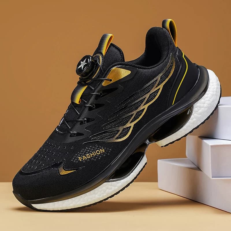Scarpe da corsa da uomo in mesh traspirante antiscivolo resistenti all'usura moda comode scarpe da tennis da esterno sneakers originali da uomo
