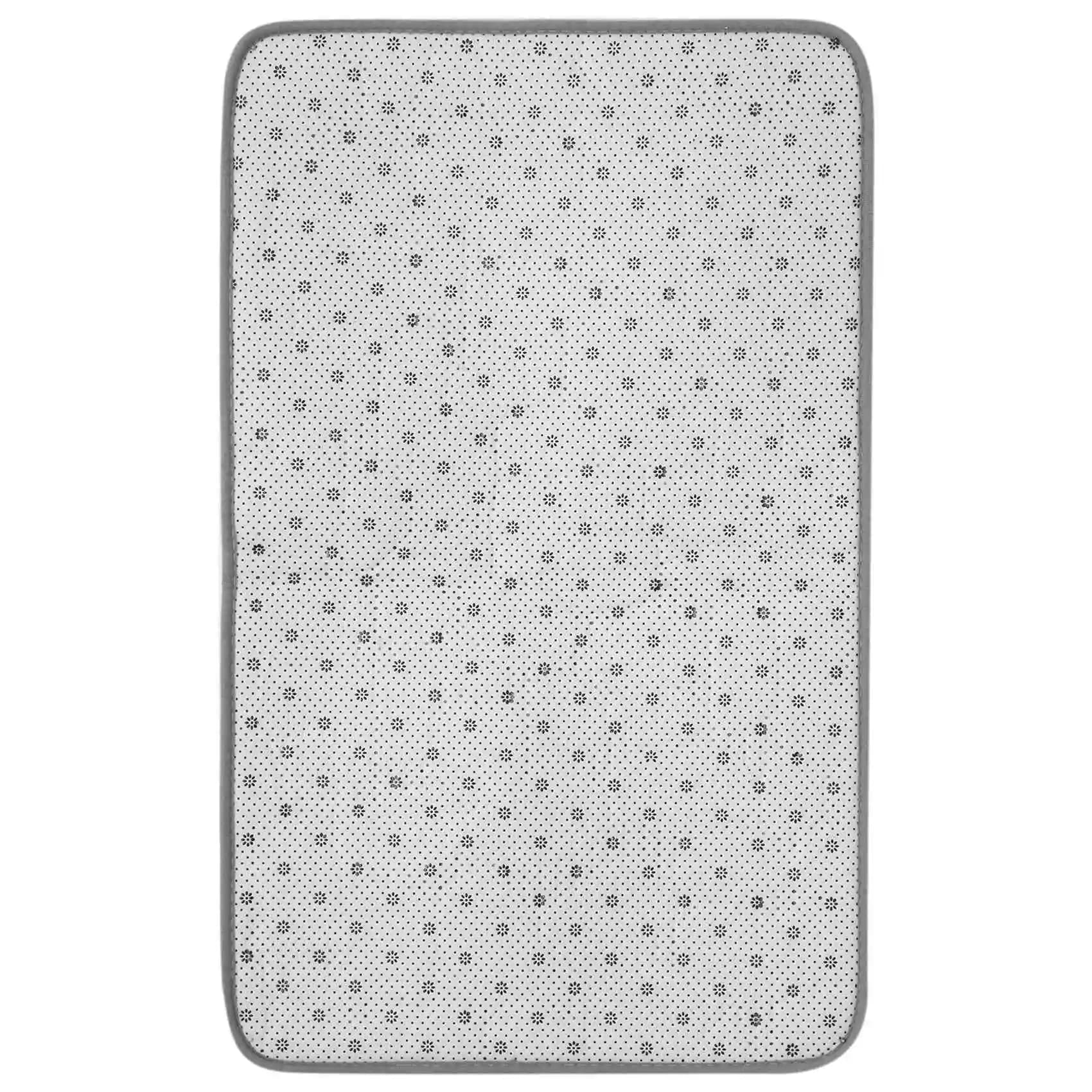 A84X-2 pezzi Tappetino da bagno, set di tappetini da bagno e tappetino per WC a forma di U, tappetino da bagno in memory foam assorbente e lavabile in lavatrice