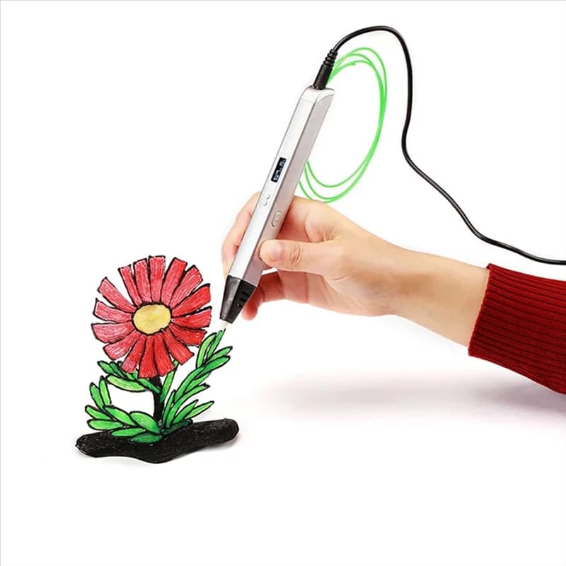 RP800A 3D scribe pen with OLED display and PLA filament for 3D for scarabocchi and creation of Christmas gifts American Spina