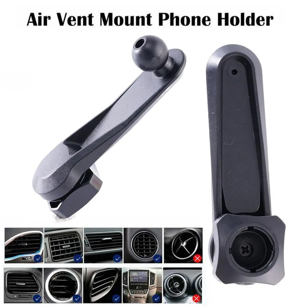 Asta di prolunga per staffa con testa a sfera da 17 mm a supporto rotondo da 17 mm Angolo per auto Supporto per tablet ad aria Supporto per cruscotto Presa per telefono GPS Morto O8V4