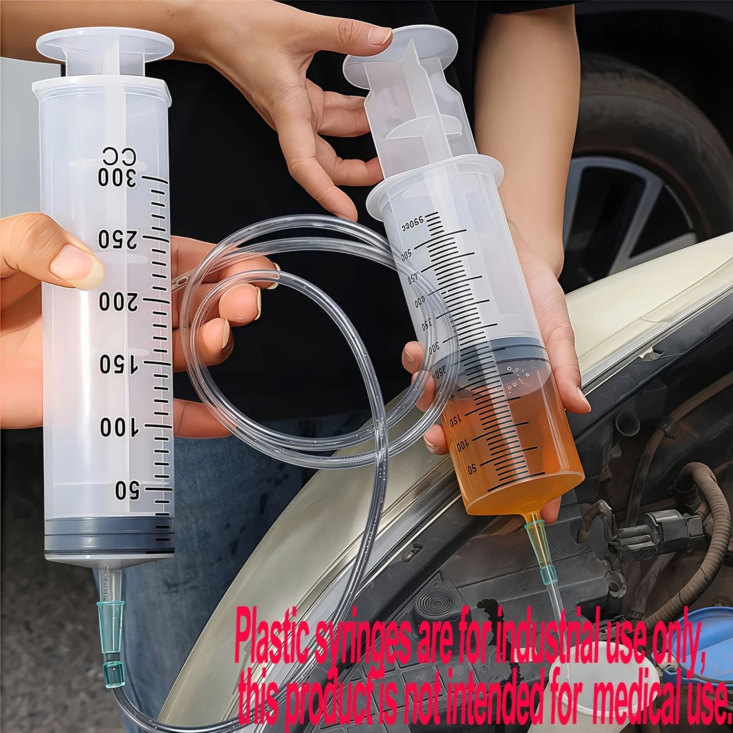 1 set of intake/water injection tools for car with syringe