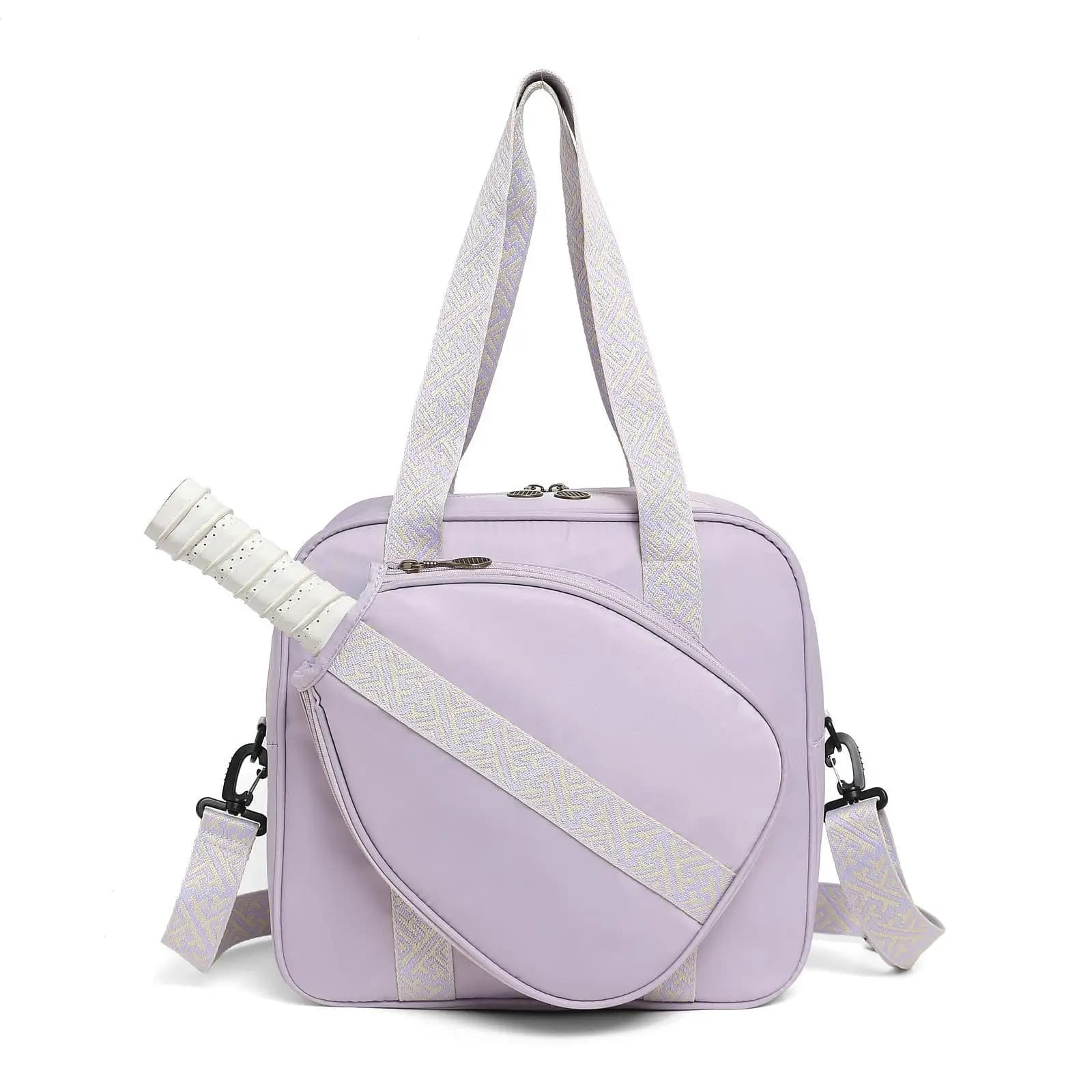 Borsa Sportiva per Pickleball con Porta Racchette, Borsa da Palestra a Tracolla, Grande Borsa Sportiva per Uomo e Donna