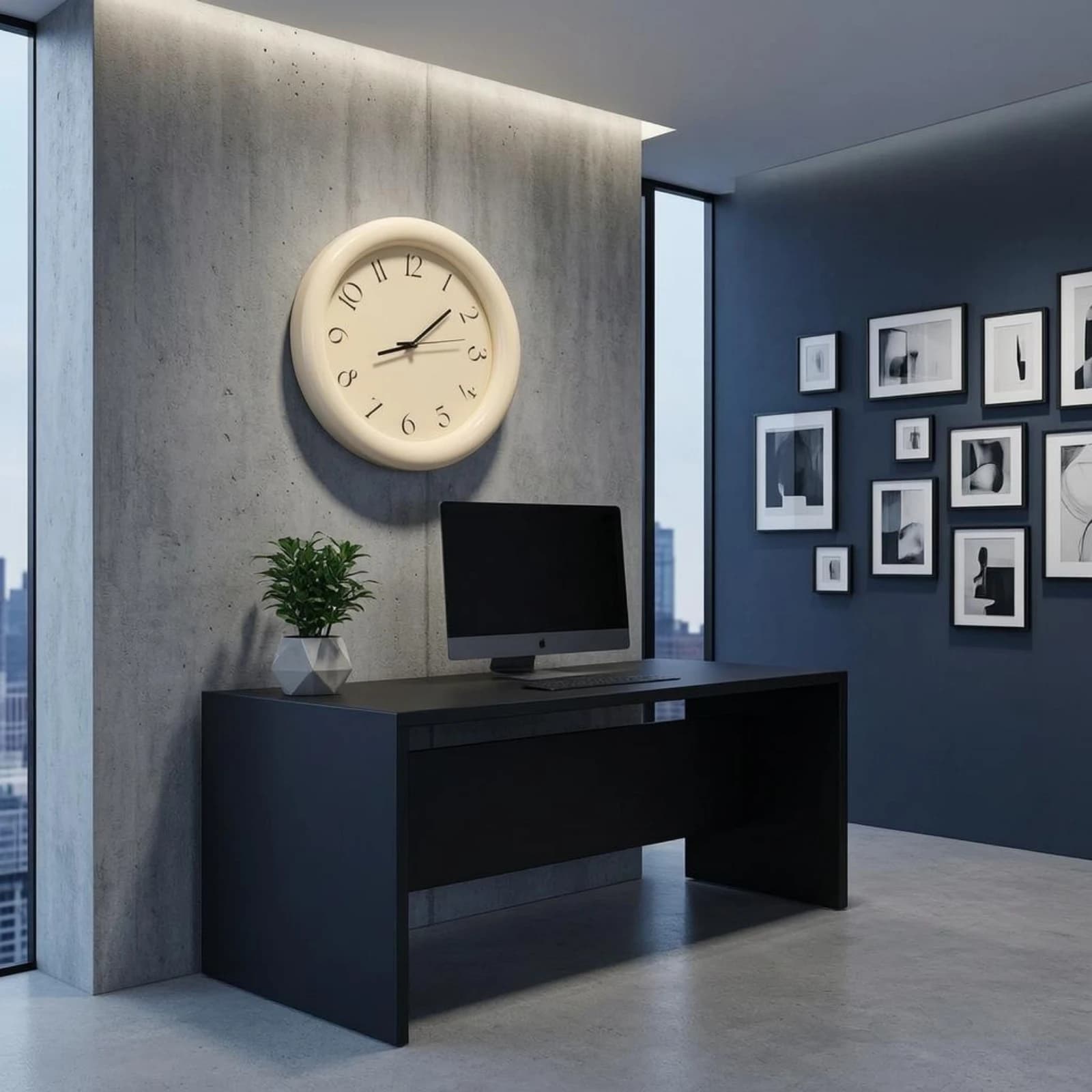 Arabic Numeral Wall Timepiece Acrylic Nordic Wall Timepiece House Decoration Lightweight Quiet Movement