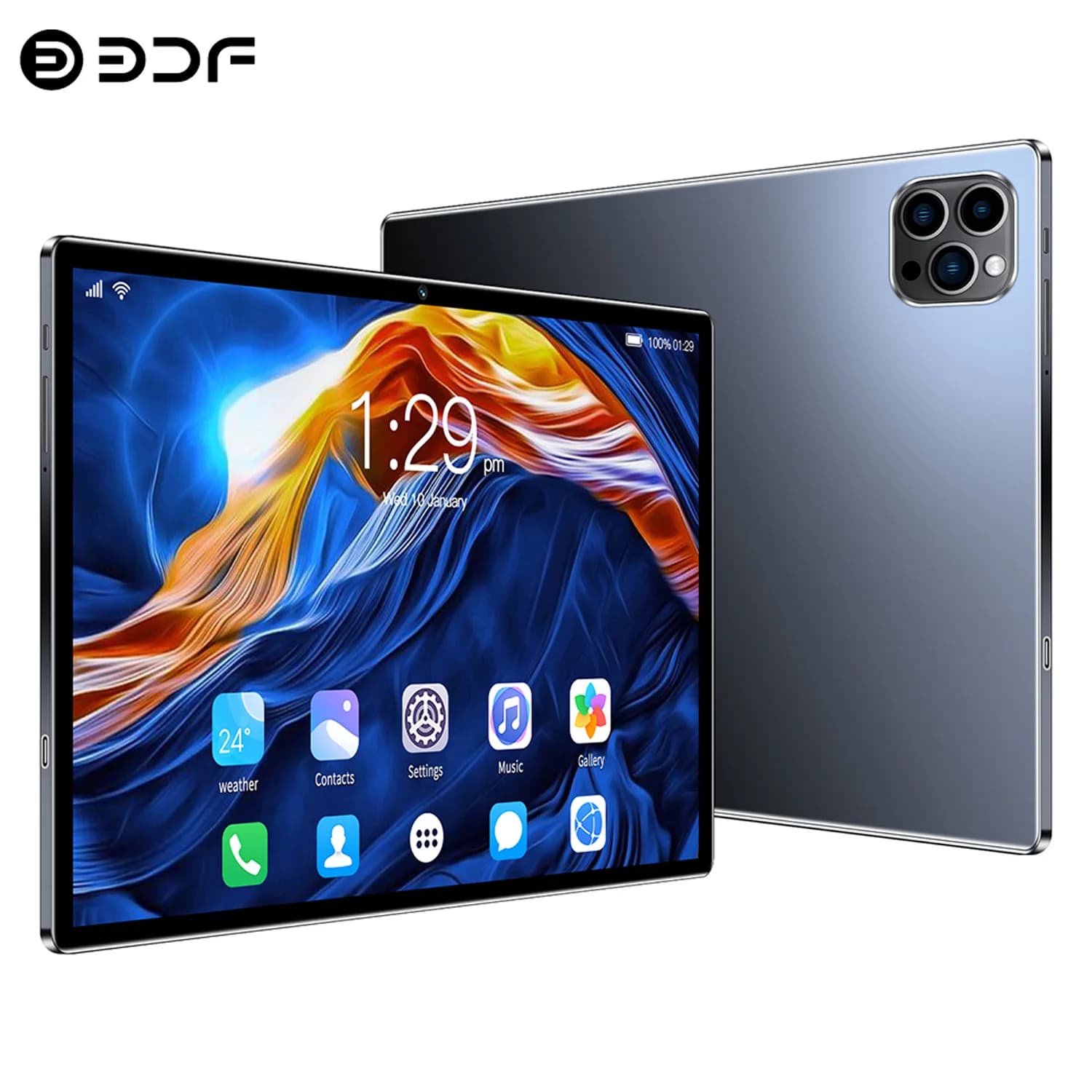 Tablet PC da 10,1 pollici Octa Core Android 13 Dual SIM 3G Rete 4 GB RAM 64 GB ROM Google Bluetooth WiFi Tablet