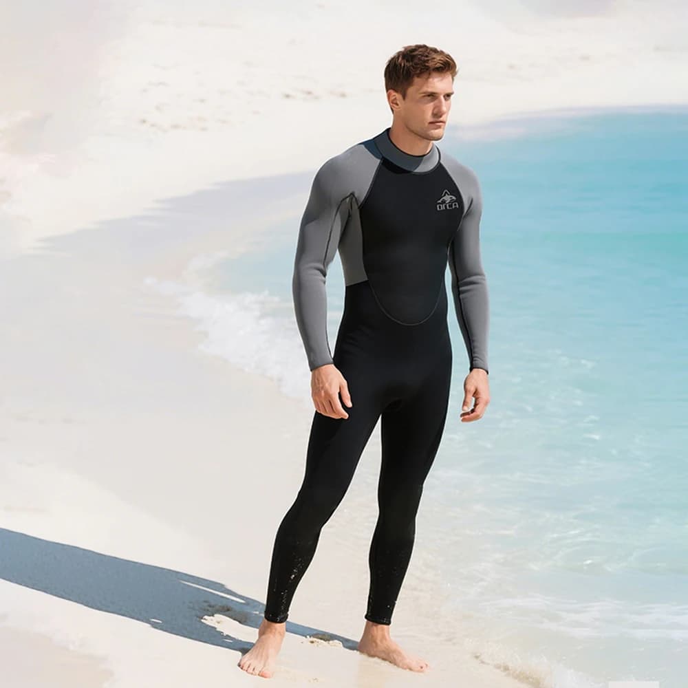 Mute 3 mm Man Neoprene Diving Surf Nuoto Complete suits Cold water Keep warm Water sports board Complete with sub