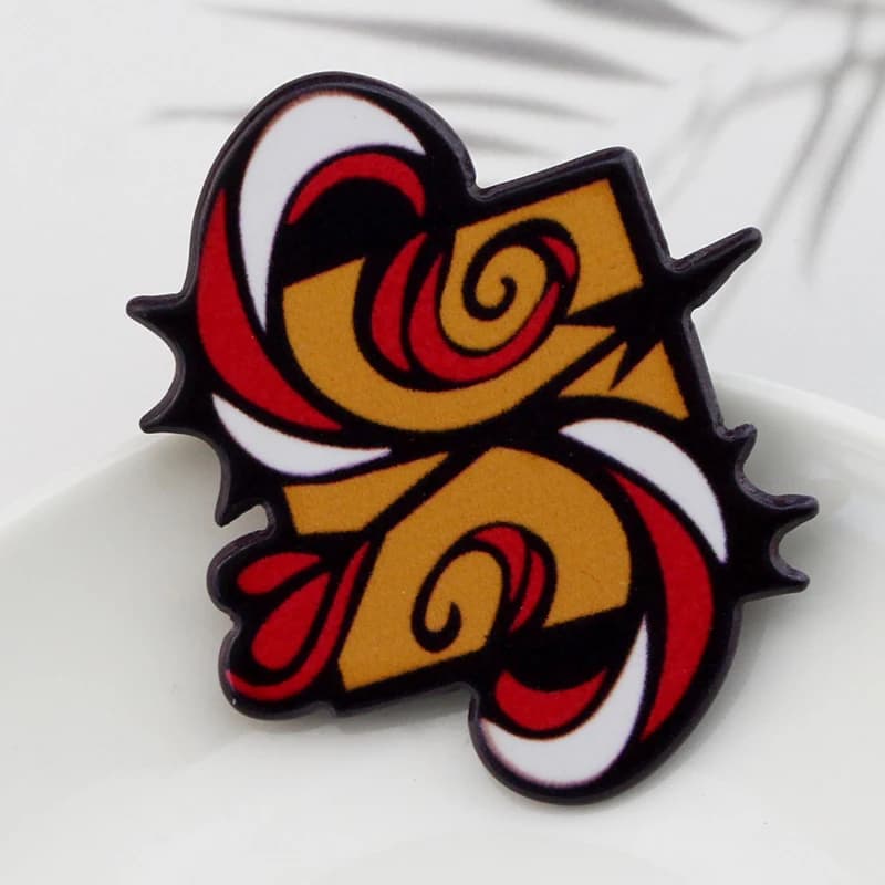Spille e Distintivi SK8 The Infinity con Logo S, Spille Cosplay Langa Reki Miya, Spille da Bavero per Donna e Uomo, Gioielli Regalo