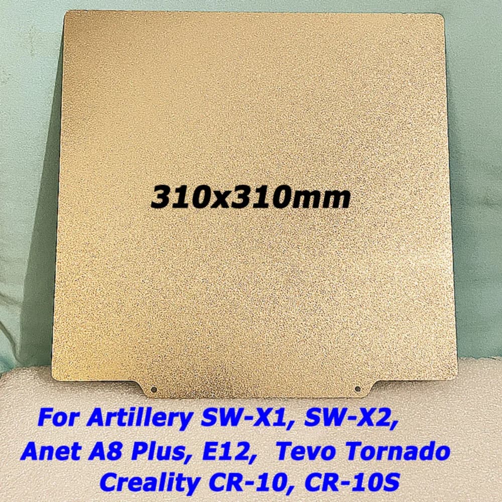 Sidewinder X1/X2 Anet A8 Plus E12 CR10 QIDI Plus 4 310x310mm Double Face Construction Plate for Thermal Bed