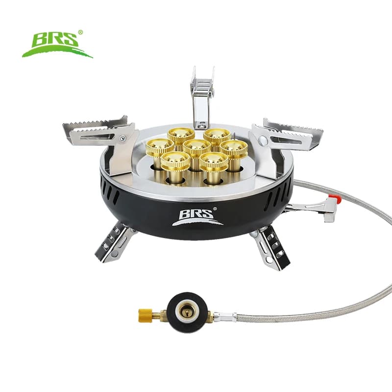 BRS-207BRS-203 7 Star Portable Outdoor Camping Stove Three Star Stove Portable Folding Gas Stove Fermented Travel Focus