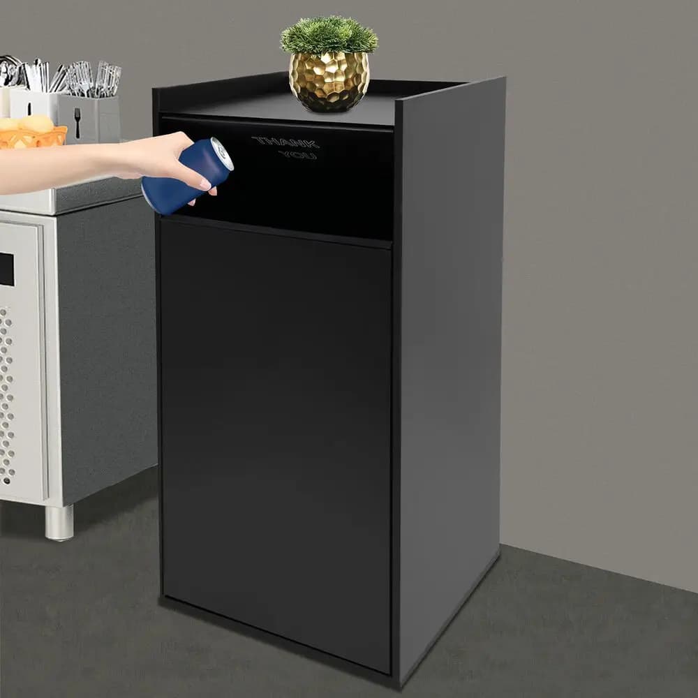 46*22*22 Rettangolare In Legno Pattumiera Armadio Pattumiera Pattumiera Commerciale pattumiera pattumiera cucina cucina bidone della spazzatura compost bin
