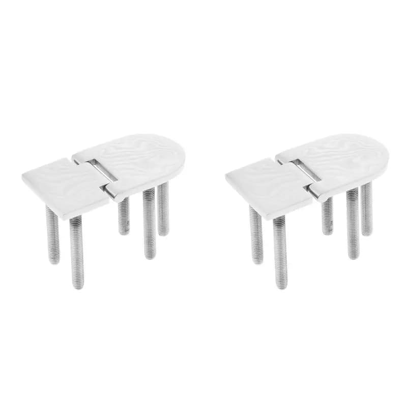 2X Stainless Steel Boat Door Concealed Hinge Heavy Duty Furniture Cabinet Marine And Yacht Hardware Hinges,