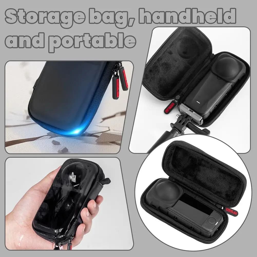 Insta360 X4 Air X3 ONE X2 PULUZ Protective Case with Hinge Accessories