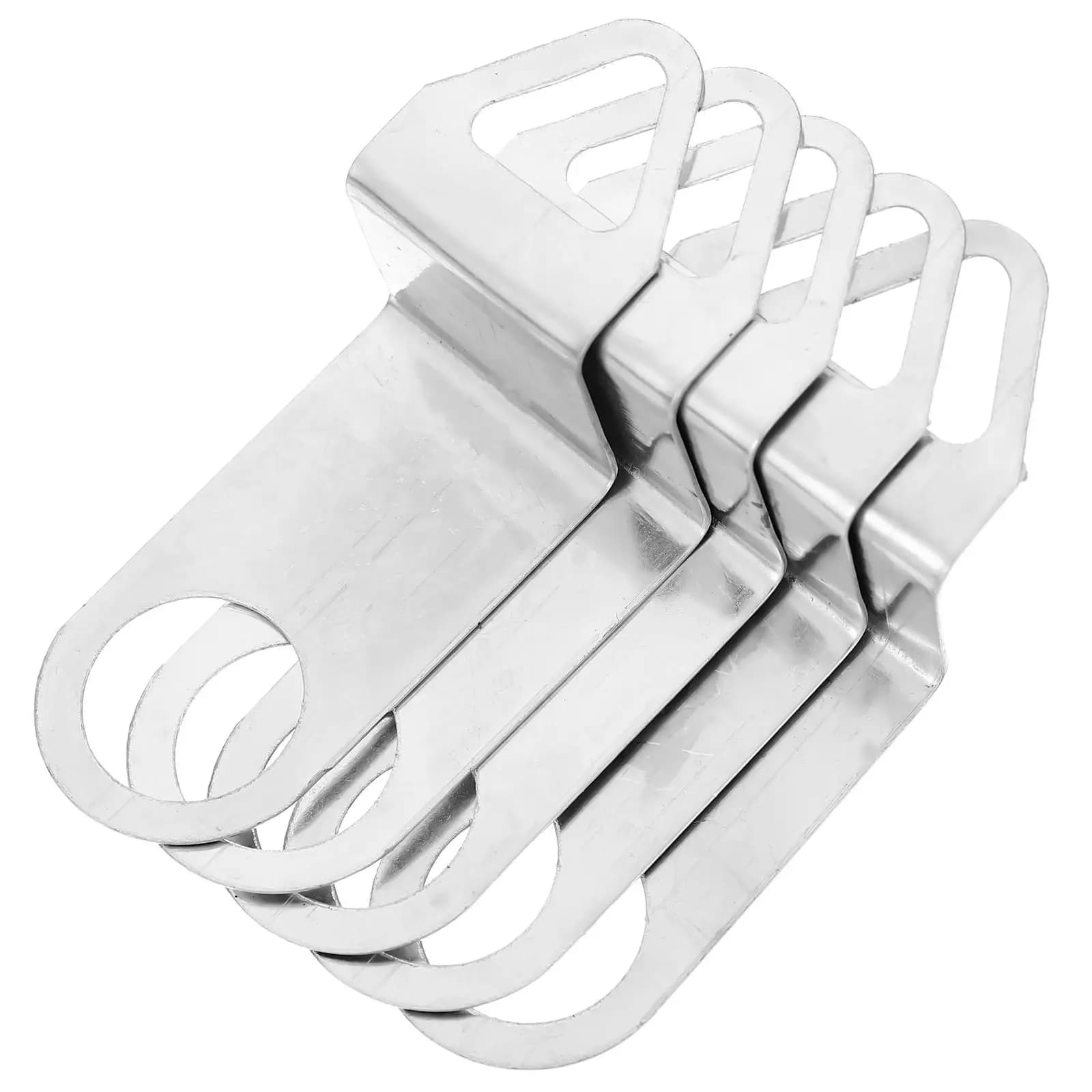 5 pieces hooks for movement of watch silver metal wall clock accessories for hanging parts of diy kit watch components with pendulum hook