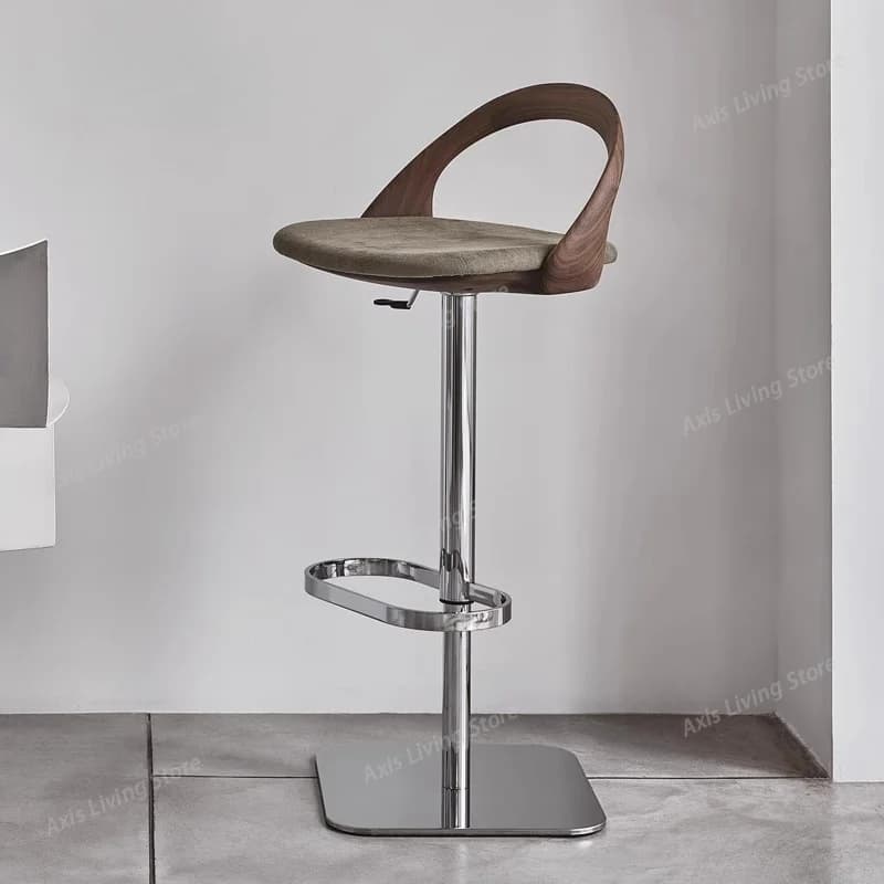Designer Gaming Bar Chairs Leather Outdoor Modern Accent Metal Bar Chairs Minimalist Rocking Taburete Alto Trendy Furniture