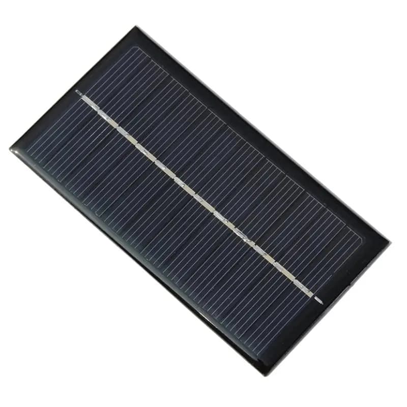 【GIORNO DEL GIORNO DI GRAZIA】Pannello solare portatile da 6V 1W per la ricarica di batterie al litio da 3.7V 4.2V, mini sistema solare fai-da-te