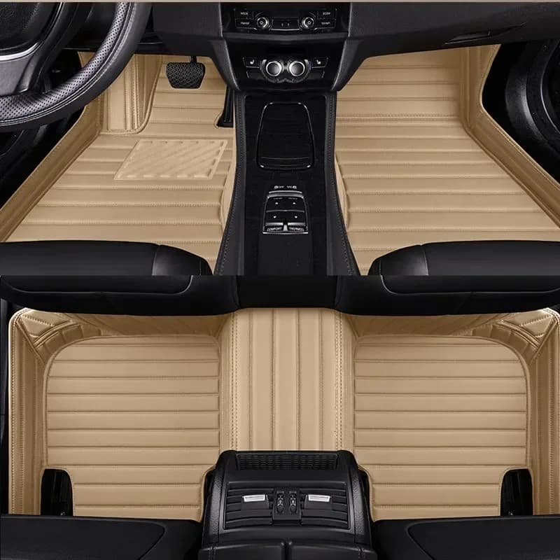 Tappetini per Auto a Righe per Land Rover Range Rover Velar 2017-2022 e Range Rover Sport, Accessori Auto in Pelle Artificiale