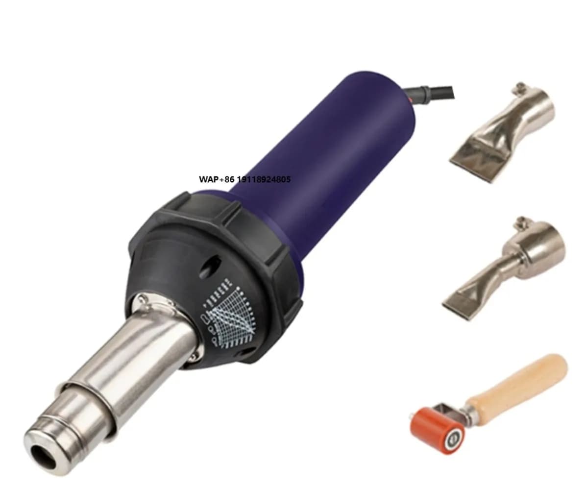 Kit di Saldatura a Sovrapposizione Energy HT1600, Utensili ad Aria Calda, Pistole per Saldatura a Caldo, Saldatori per Plastica HDPE LDPE LLDPE