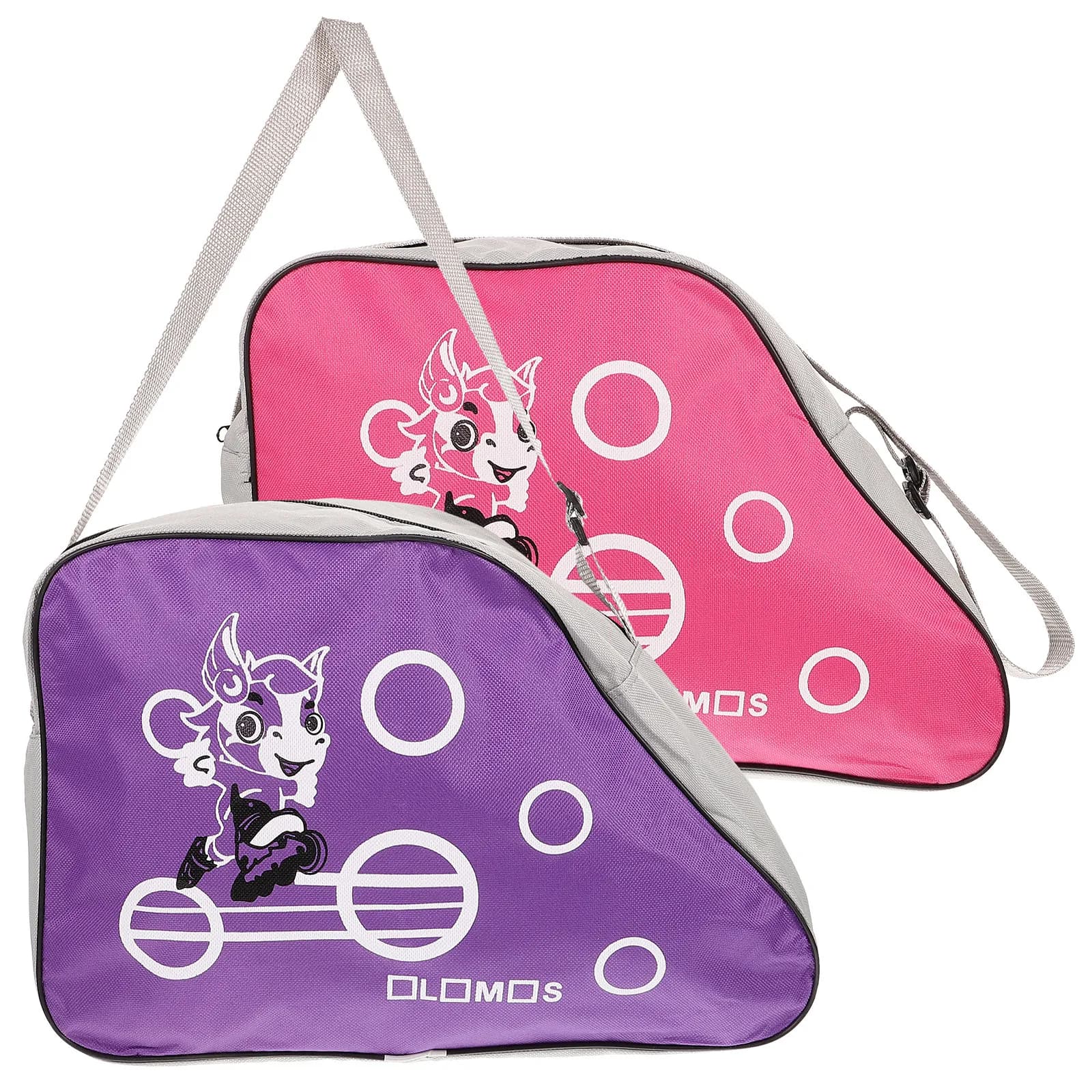 2 Pezzi Borsa Porta Pattini da Ghiaccio per Donna, Accessorio per Pattini a Rotelle, Custodia per Scarpe da Pattinaggio