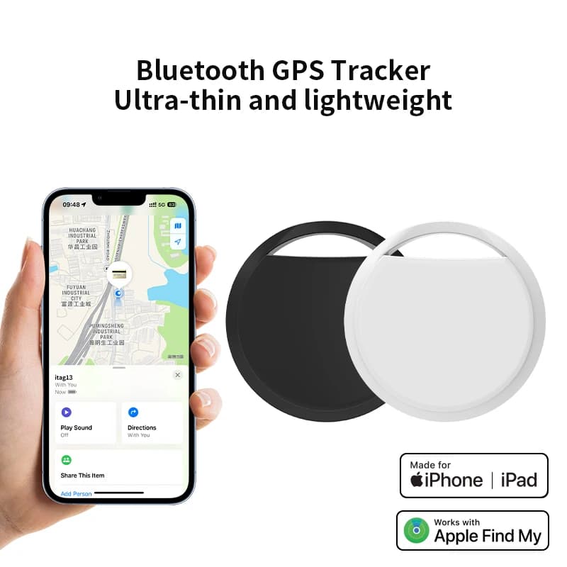 Posizionamento Smart Tag lontano Localizzatore a lunga distanza per Apple Trova la mia APP per chiavi Giocattoli Borsa Bagagli Applicabile a iOS iPhone