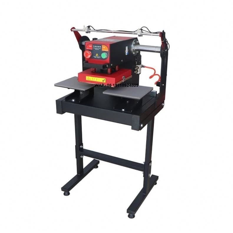 15*15 T-Shirt Printing Pressing Flatbed Heat Transfer Machine Pneumatic Duplex Ironing Electric Upper Slide New Heat Press