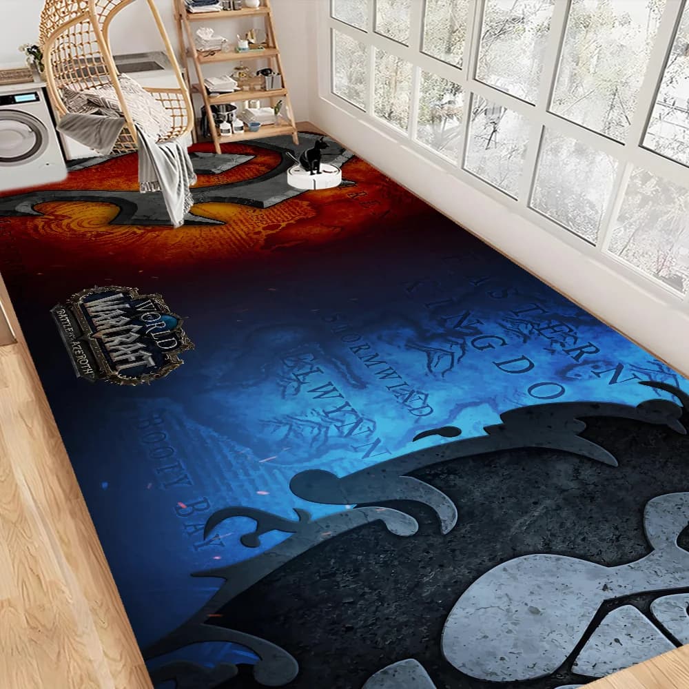 World Of Warcraft Door Mat Non-slip Lavabile Living Room Sofa Chairs Mat for Kitchen area Zerbino