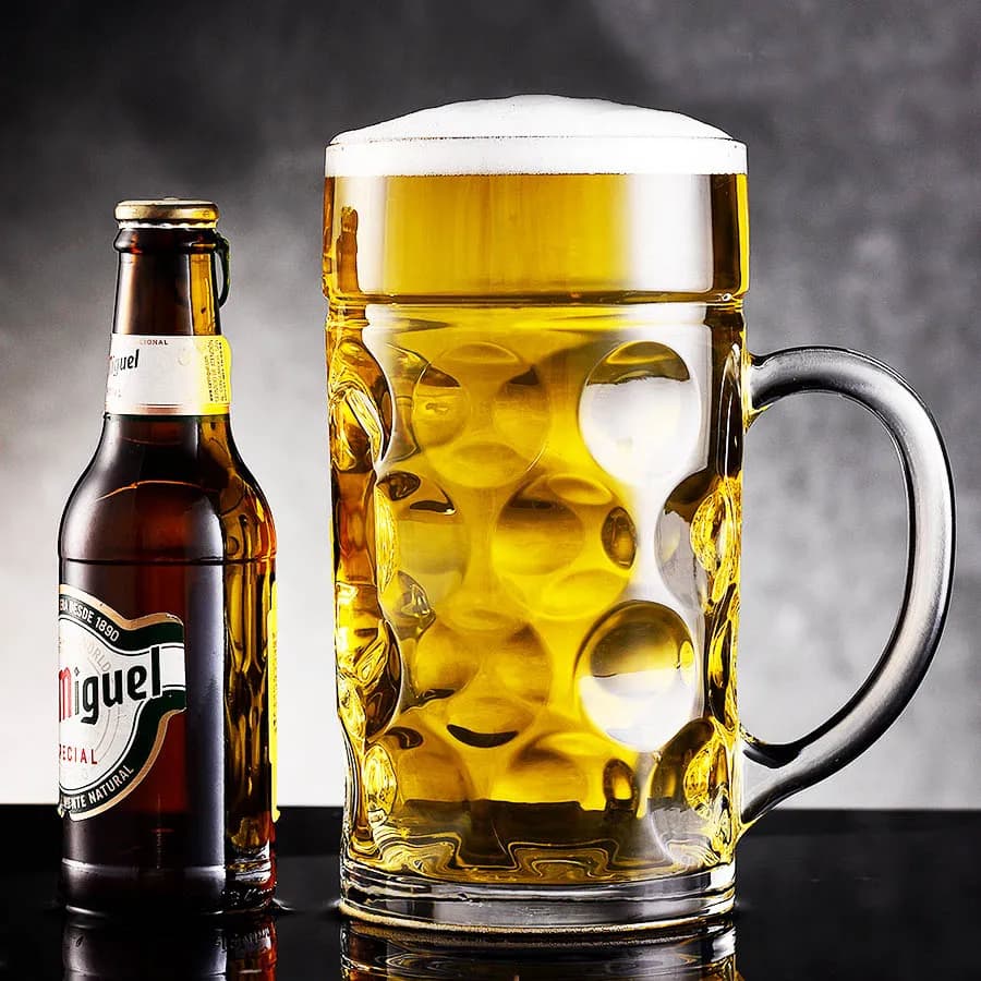 Bicchiere da birra di grano da 550ml boccale da birra artigianale bicchiere senza piombo Pearson boccale da birra artigianale inglese IPA tazza da pinta inglese creativa