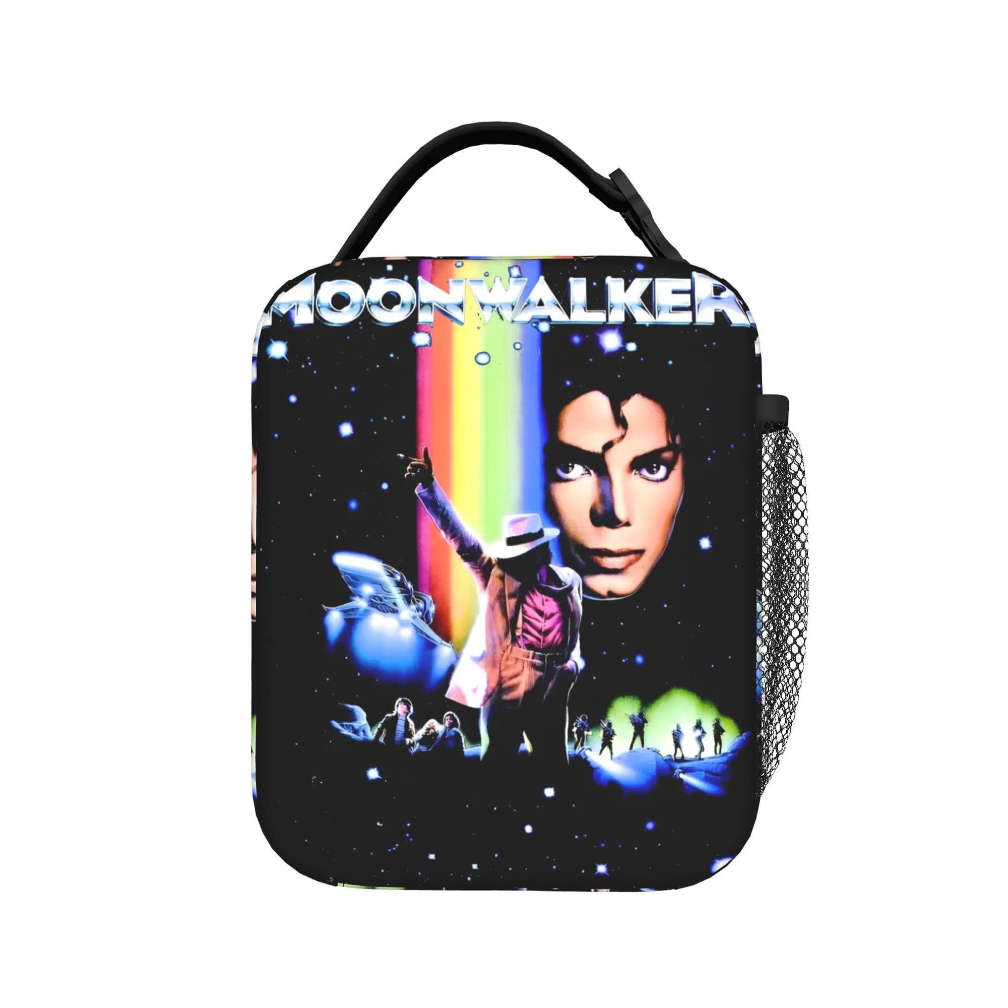 MJ king of pop Insulated Lunch Bags Portable Meal Container Cooler Bag Tote Lunch Box College Picnic Food Bag