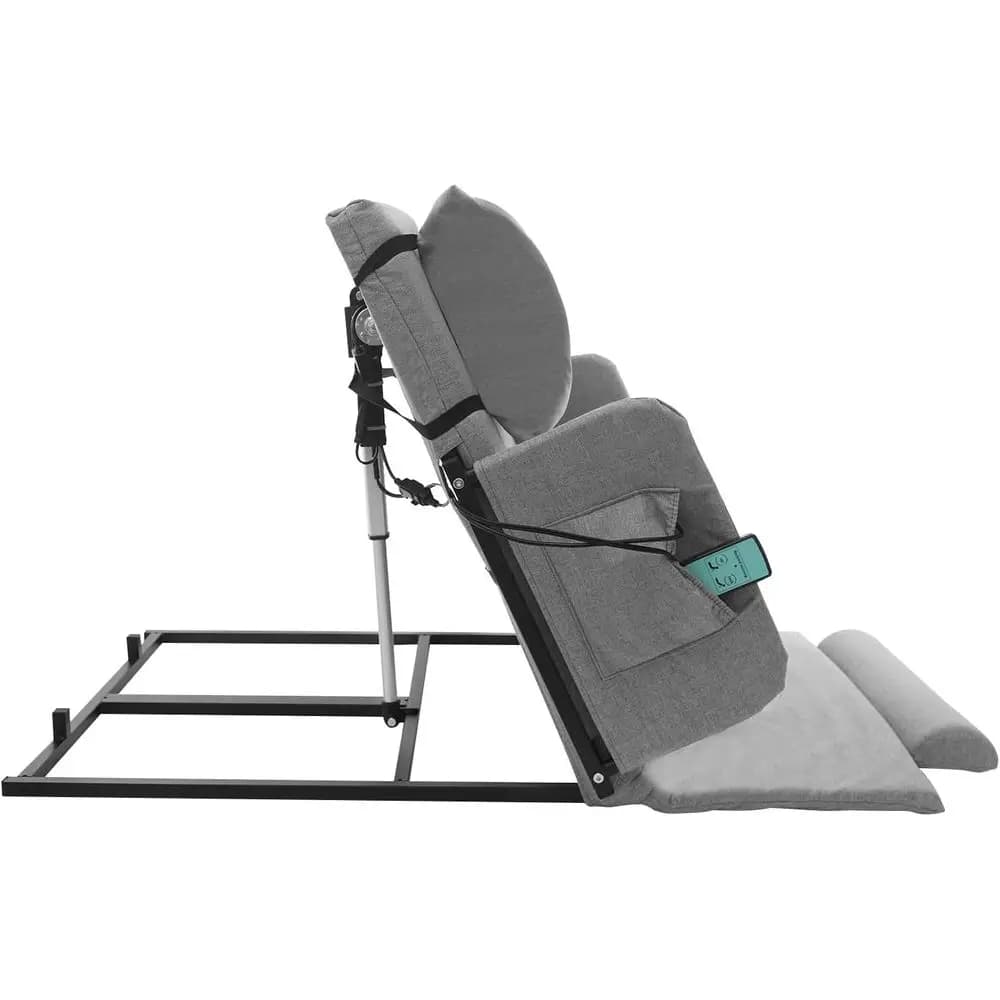 Adjustable Electric Bed with Backrest, Guardrail, Footrest, and Remote Control for Comfort and Support