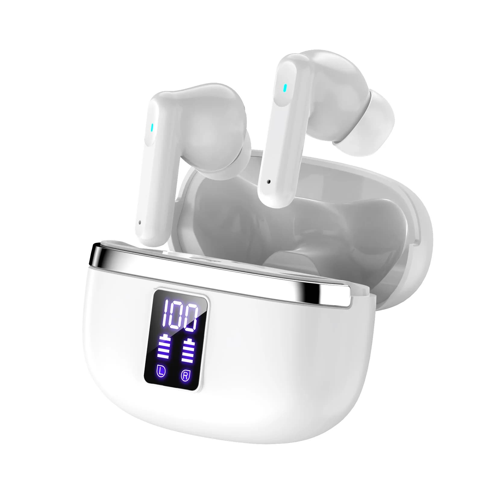 Auricolari originali i18 Auricolari ENC Cancellazione del rumore Bluetooth TWS wireless i18 ENC cuffie con display digitale con microfono