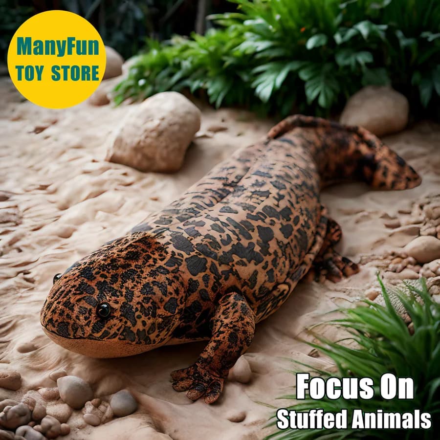 Peluche gigante alla salamandra - Animale di peluche Axolotl realistico, peluche Newt realistico, bambola Hanzaki ed Hellbender Collezionisti regalo
