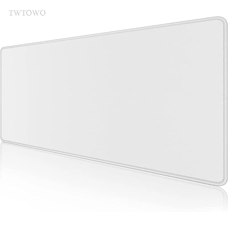 Tappetino per mouse bianco Gaming XL HD Tappetino per mouse personalizzato Tappetini per mouse XXL Tappeto antiscivolo Accessori per ufficio Tappetino per mouse Tappetini per mouse