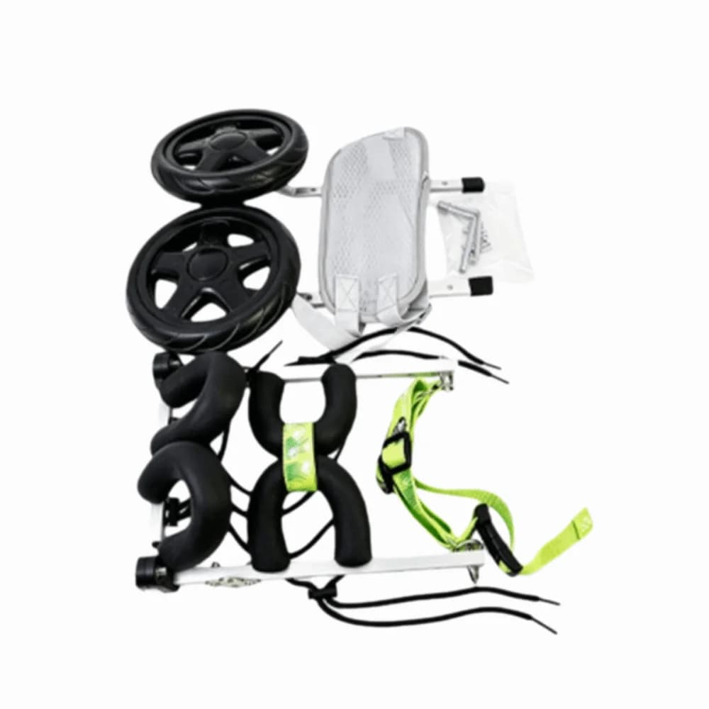 Adjustable Dog Wheelchair Comfort Harness Durable Pet Rehabilitation Cart Rear Leg Support Breathable Disabled Pet Walking Aid
