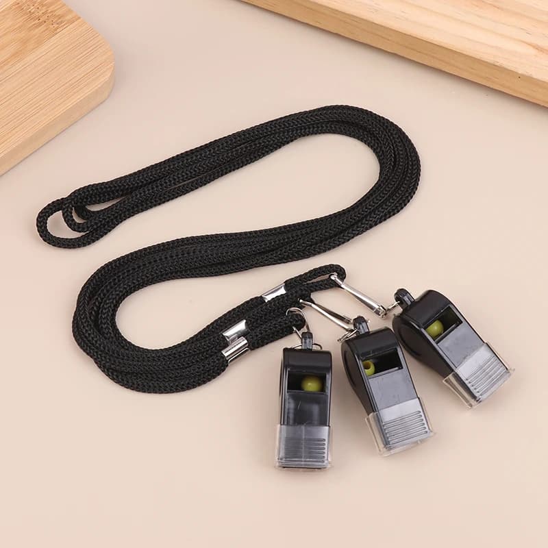 2/3/5 high quality pieces, black whistle for referees, travel whistle for outdoor activities, hiking, basketball and volleyball games
