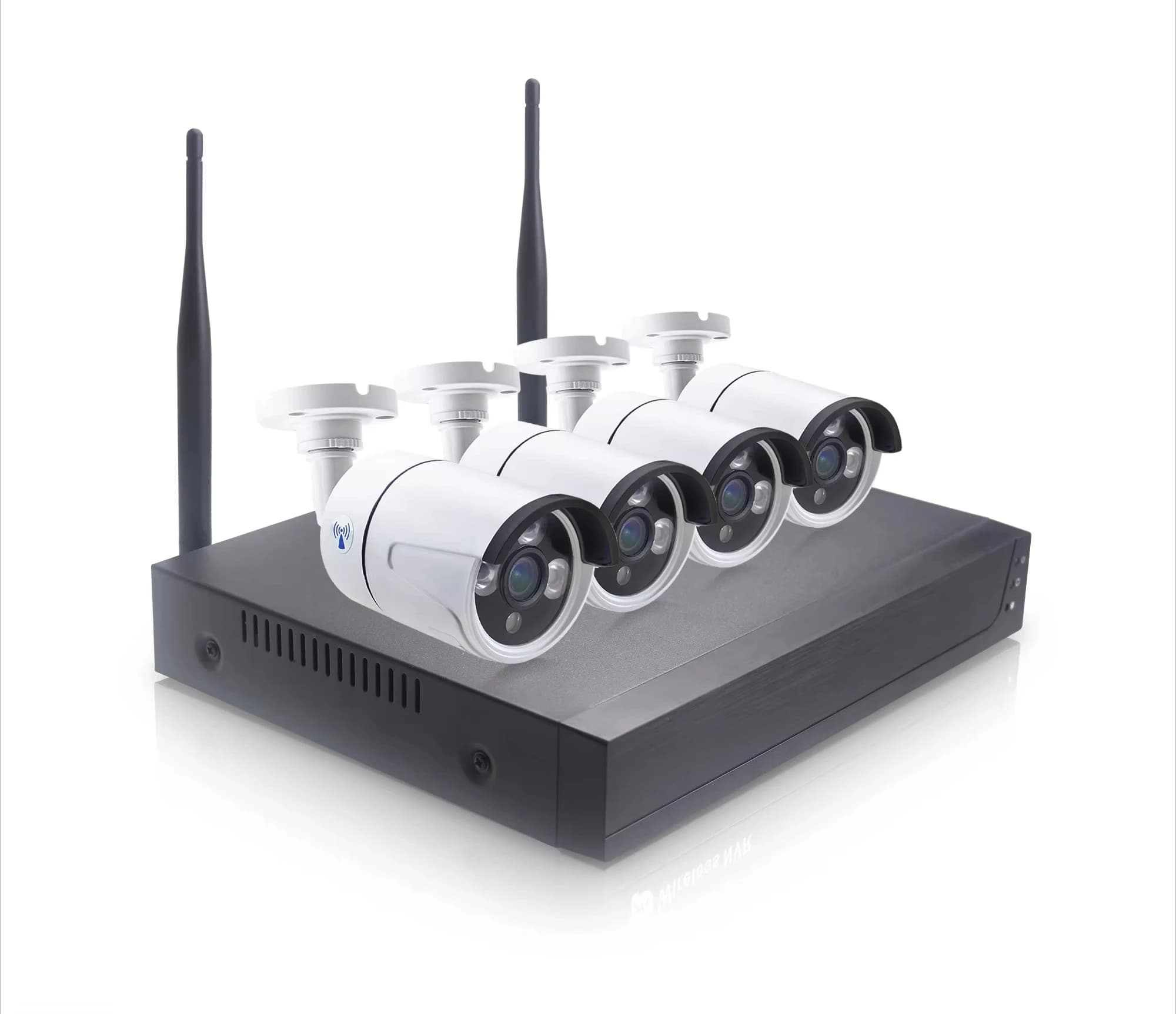 Sistema di Sorveglianza di Sicurezza 1080P 2.0MP Telecamera CCTV Esterna Tuya Smart WiFi 4CH NVR