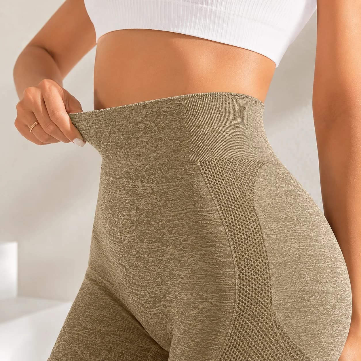 Women Workout Yoga Shorts High Waist Seamless Butt Lift Tummy Control Stretchy Breathable Quick Dry Gym Running Biker Shorts